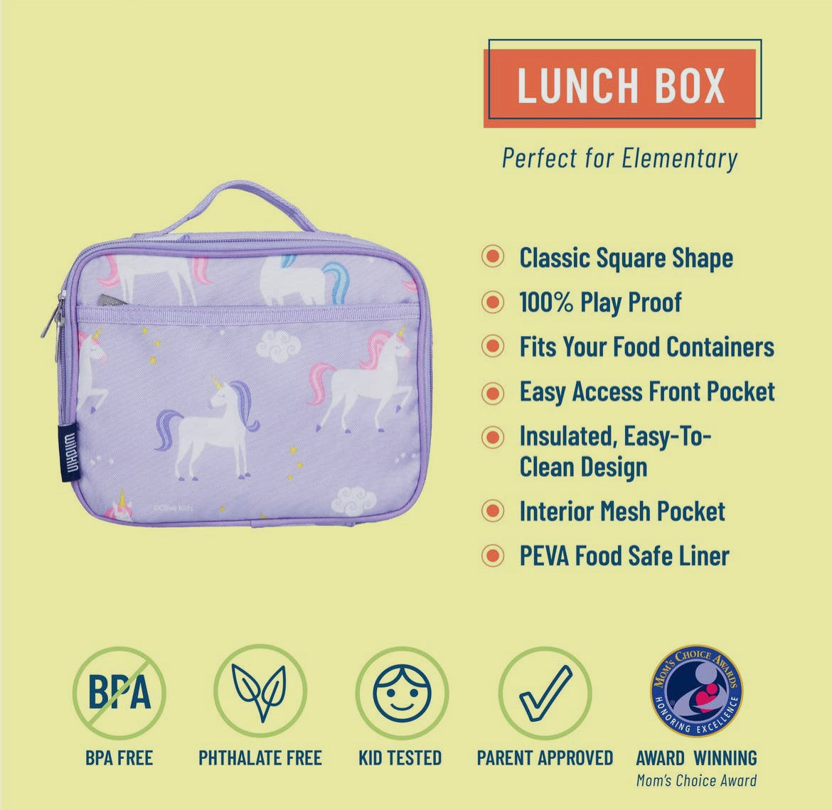 Wildkin Unicorn Lunch Box