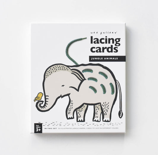Animal lacing cards -wee gallery